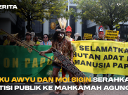 Suku Awyu dan Moi Sigin Serahkan Petisi Publik ke Mahkamah Agung