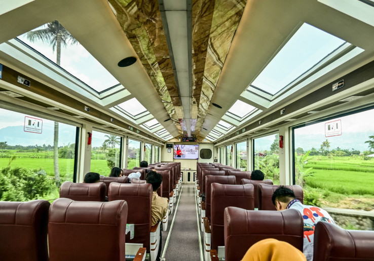 Pelanggan Kereta Panoramic Naik, KAI Catat 140.583 Orang hingga Agustus 2026