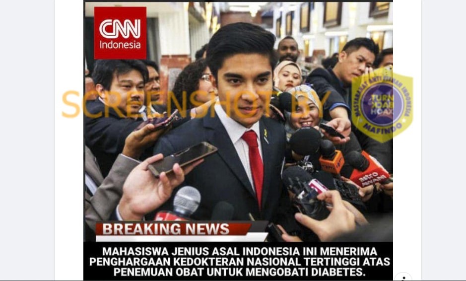 [HOAKS atau FAKTA]: Mahasiswa Indonesia Terima Nobel Atas Penemuan Obat Diabetes