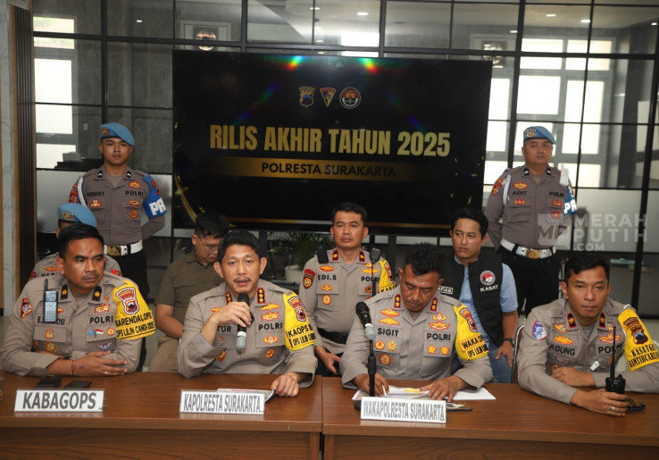 Kasus Kriminalitas di Surakarta Naik 20,94 Persen Sepanjang 2025