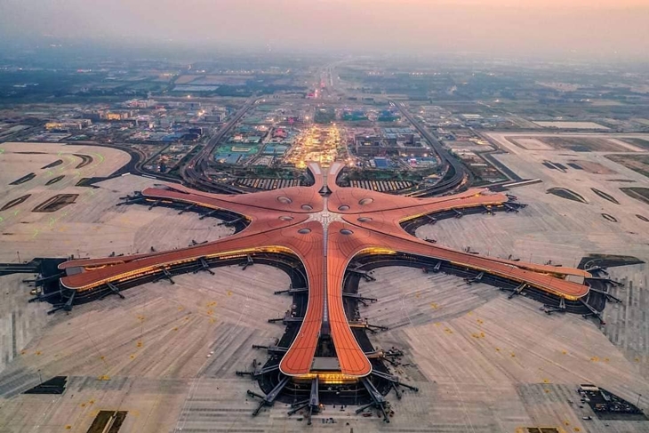 Beijing Daxing International Airport. (Foto: instagram.com/cmm_cografi_mekan_melumatlari)