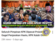 [HOAKS atau FAKTA]: Prabowo Pecat Pimpinan KPK karena Gagal Penjarakan Hasto