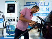 Mau Isi Baterai Mobil Listrik? Begini Cara Pakai SPKLU Milik PLN