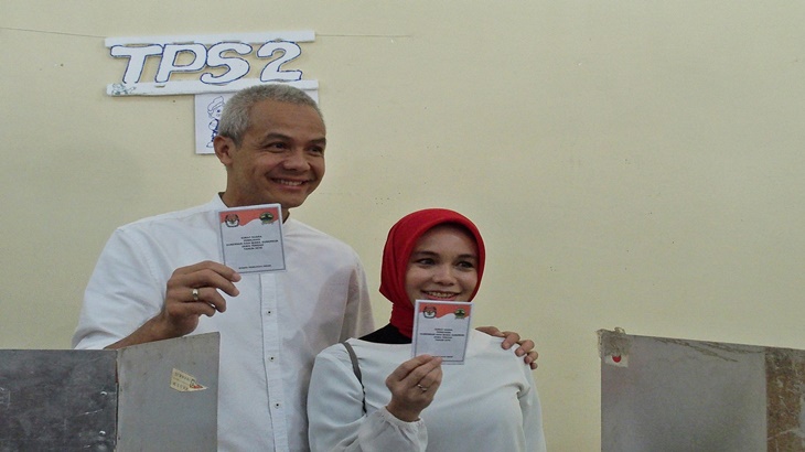 Quick Count LSI, Ganjar-Yasin Unggul Sementara Atas Sudirman-Ida di Pilgub Jateng