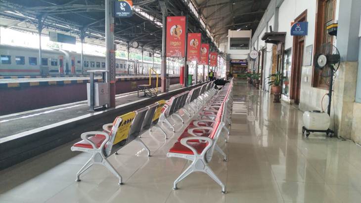 Stasiun Tugu tampak Sepi penumpang.  (Foto: MP/Humas KAI)