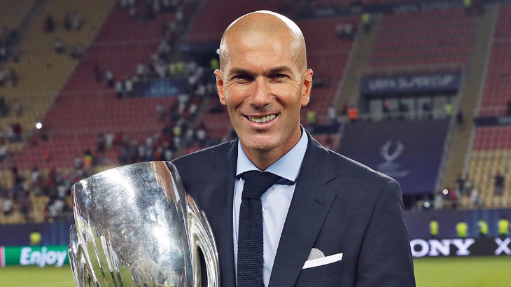 Pelatih Real Madrid Zinedine Zidane
