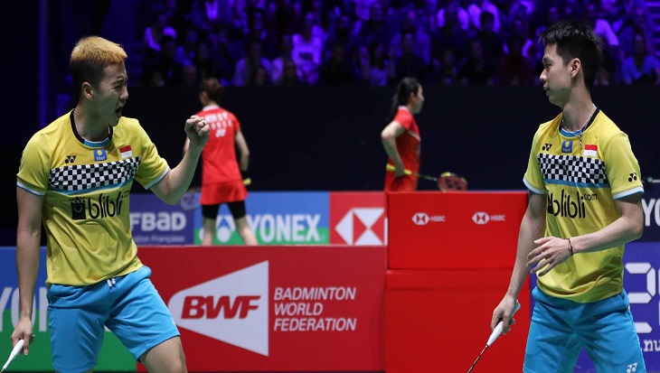 Kevin/Marcus dan Jonatan Christie Lolos ke Final Prancis Open 2019