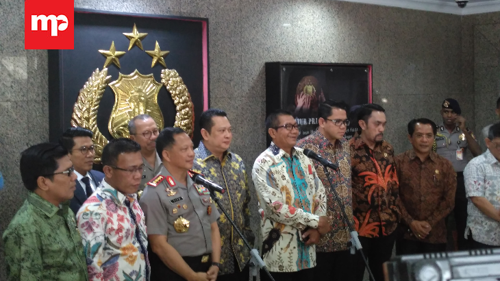 Pansus Angket KPK Sambangi Mabes, Kapolri: Kami Siap Bila Dibutuhkan