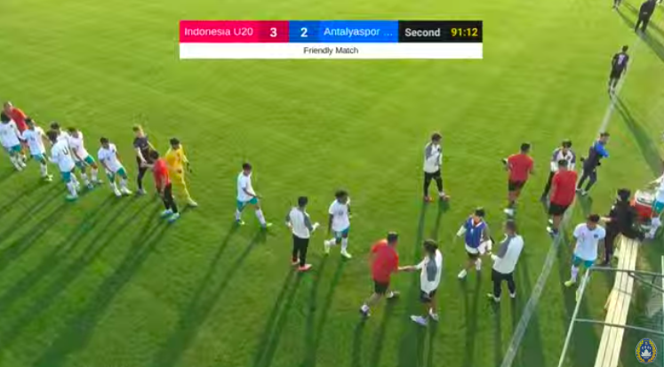 Marselino Cetak 2 Gol, Timnas Indonesia U-20 Bekuk Antalyaspor 3-2