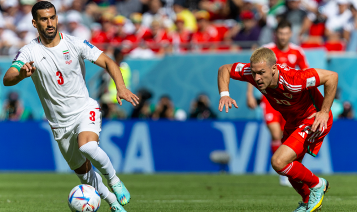 Iran Tumbangkan Wales dengan 2 Gol di Injury Time