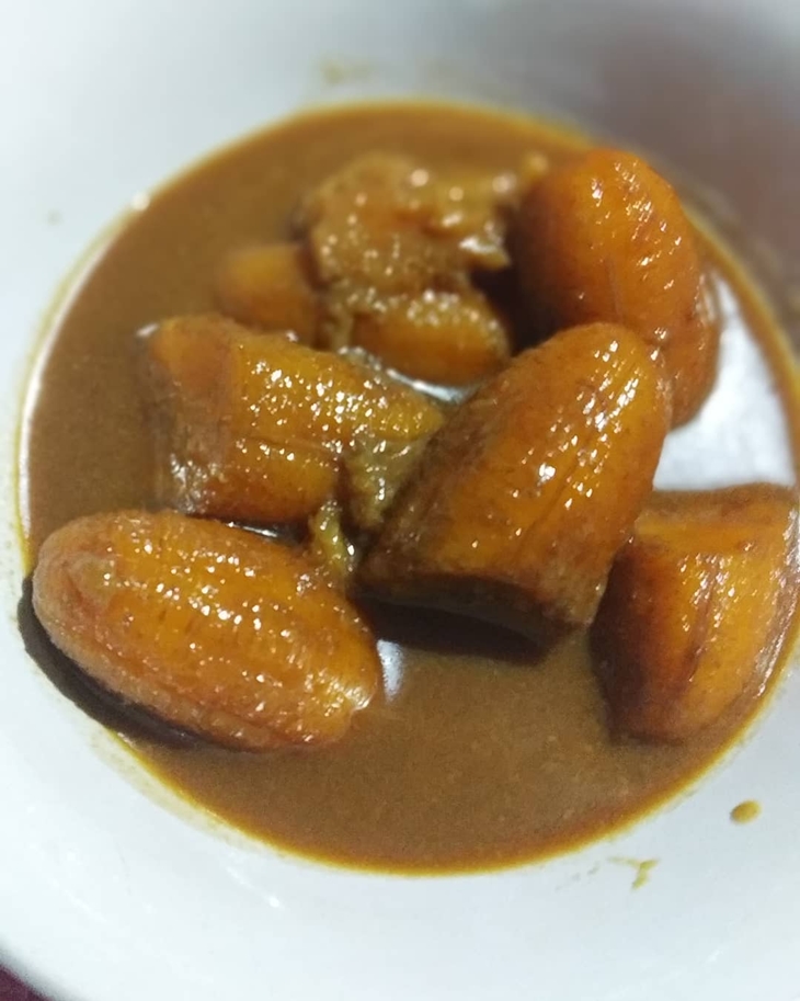 Kolak pisang. (Foto: instagram.com/jajanancecegadis)