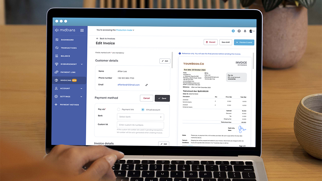 Midtrans Tawarkan Layanan Invoicing untuk Pelaku Usaha