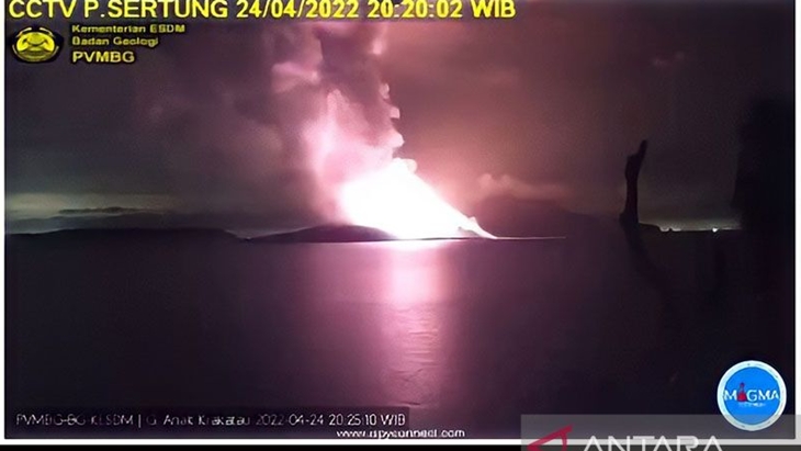 PVMBG: Penyeberangan di Selat Sunda Aman dari Letusan Gunung Anak Krakatau