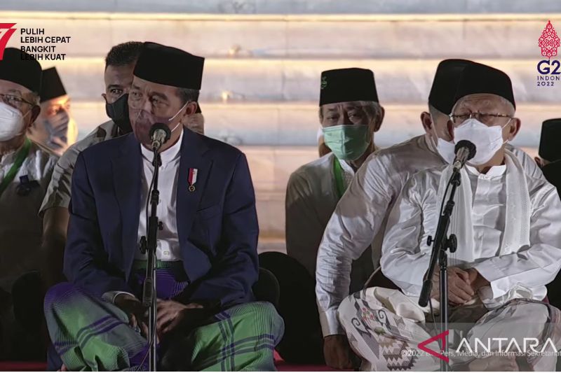 Jelang HUT Ke-77 RI, Presiden Jokowi Gelar Zikir dan Doa Kebangsaan