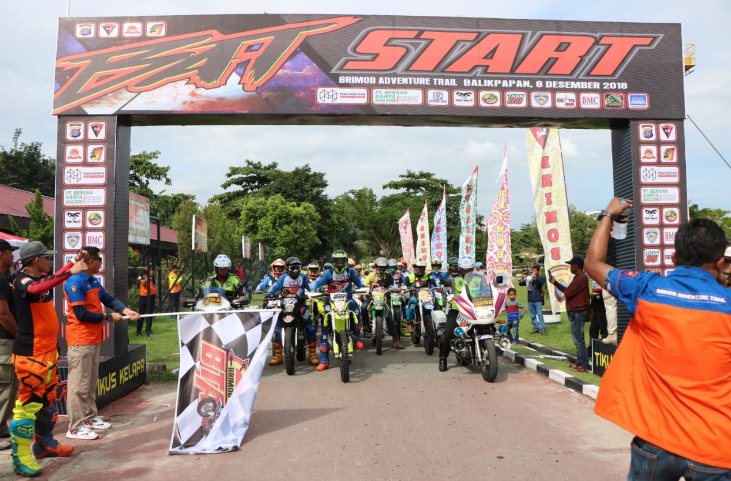 Ribuan Raider Trail Meriahkan Brimob Trail Adventure
