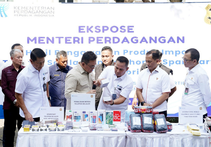 Kemendag Sita 5.100 Ponsel Pintar Rakitan dengan Nilai Capai Rp 17,62 Miliar