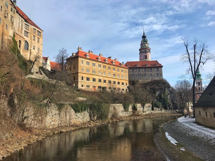 Kastil Cesky Krumlov. (Foto: instagram.com/abaumruku)