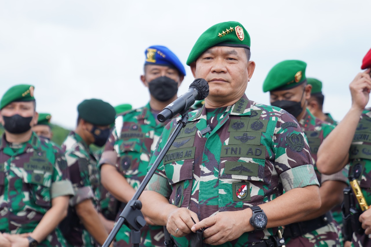 Lawan Kelompok Radikal, KSAD Kumpulkan Seluruh Pasukan Tempur TNI AD