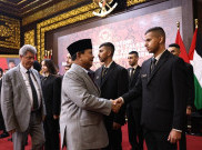 Prabowo Terima 22 Mahasiswa Palestina untuk Belajar di Unhan
