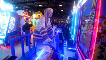 Serunya Bermain Wahana Permainan Cow Play Cow Moo (CPCM) di Mall of Indonesia