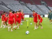 Latihan Resmi Punggawa Timnas Indonesia Jelang Laga FIFA Matchday Melawan Oman
