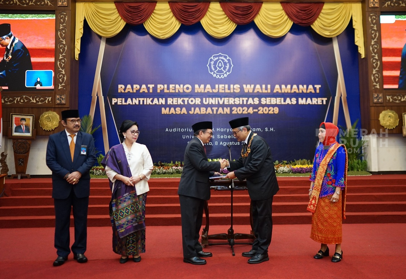 UNS Lantik Hartono Jadi Rektor Definitif