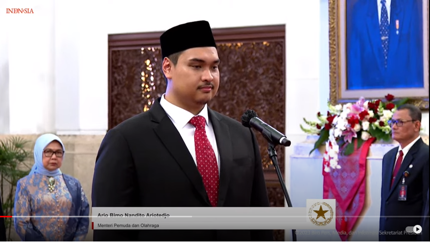 Sah! Politisi Muda Golkar Dito Ariotedjo Jadi Menpora