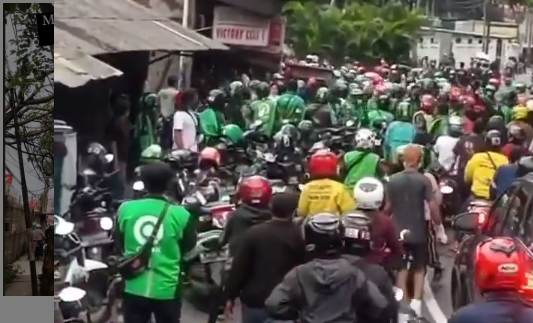 Bentrokan Ojol dengan 'Mata Elang' Pecah di Mangga Besar, Polisi: Berhasil Kita Pukul Mundur