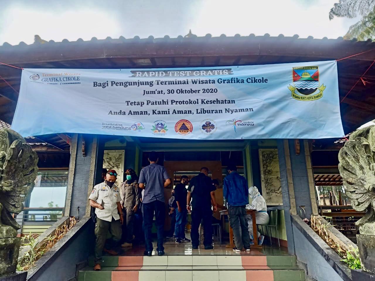 Operasi gabungan dan pelaksanaan rapid test di Kabupaten Pangandaran dan Bandung Barat. Foto: Humas Pemprov Jabar