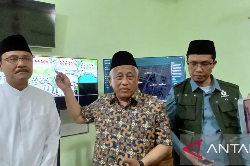 Sekretaris Steering Committee Muktamar ke-35 NU Profesor Mohammad Nuh saat di Jombang, Jawa Timur. ANTARA/Asmaul