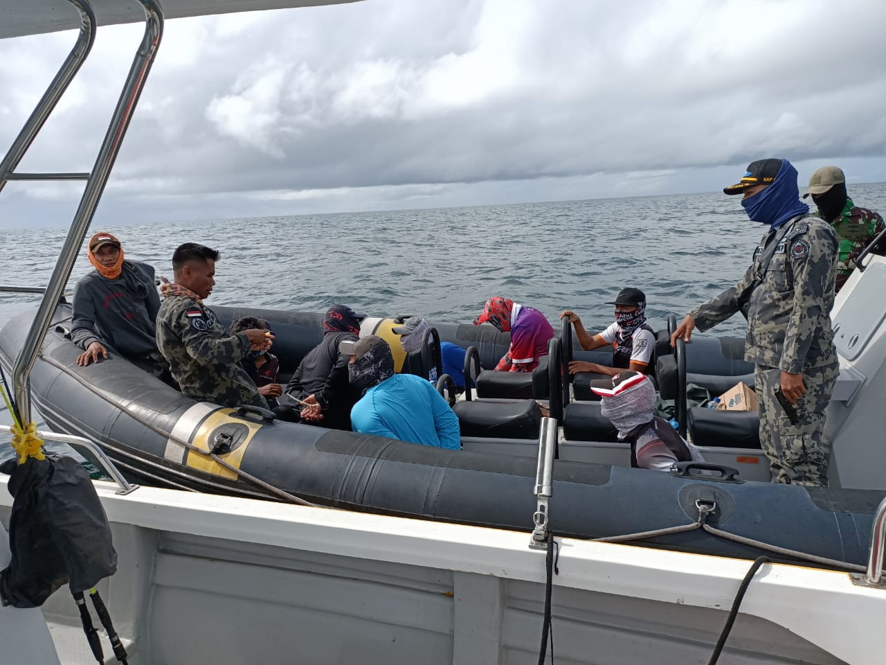 KKP Amankan Pelaku Sport Fishing Ilegal Asal Malaysia di Perairan Sebatik