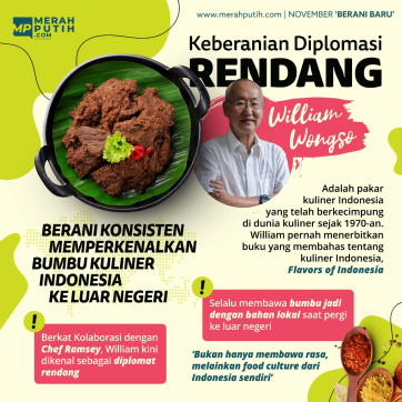 Keberanian Diplomasi Rendang William Wongso
