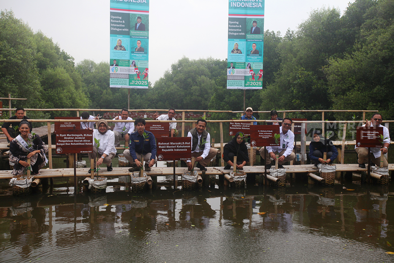 Peringati Hari Sumpah Pemuda 2025 Kemenhut Ajak Pemuda Menanam Mangrove di Pesisir Jakarta