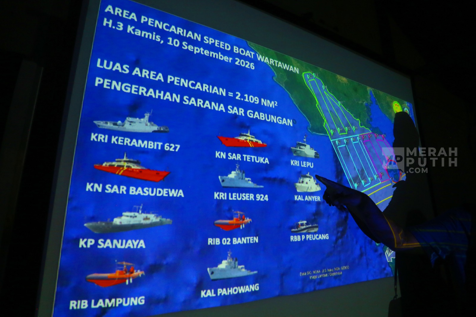 Tim SAR Gabungan Perluas Pencarian Jurnalis Hilang Kontak di Selat Sunda