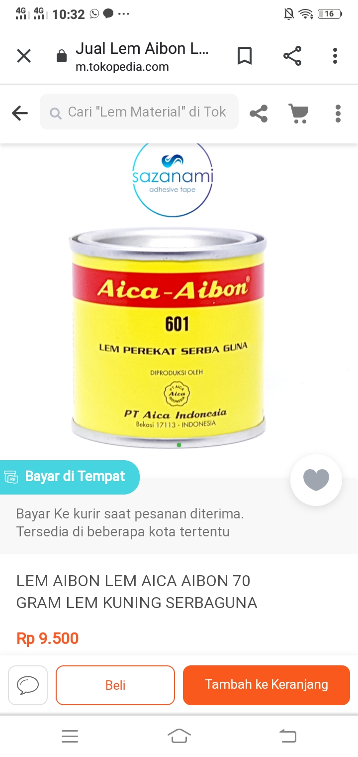 Harga Lem Aibon