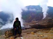 1,5 Hektare Lahan Gunung Papandayan Kebakaran