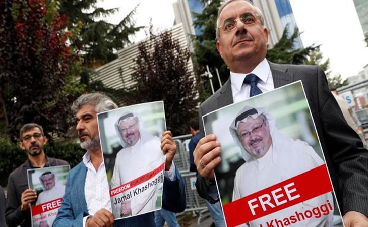 Aksi Solidaritas terhadap Jamal Khashoggi