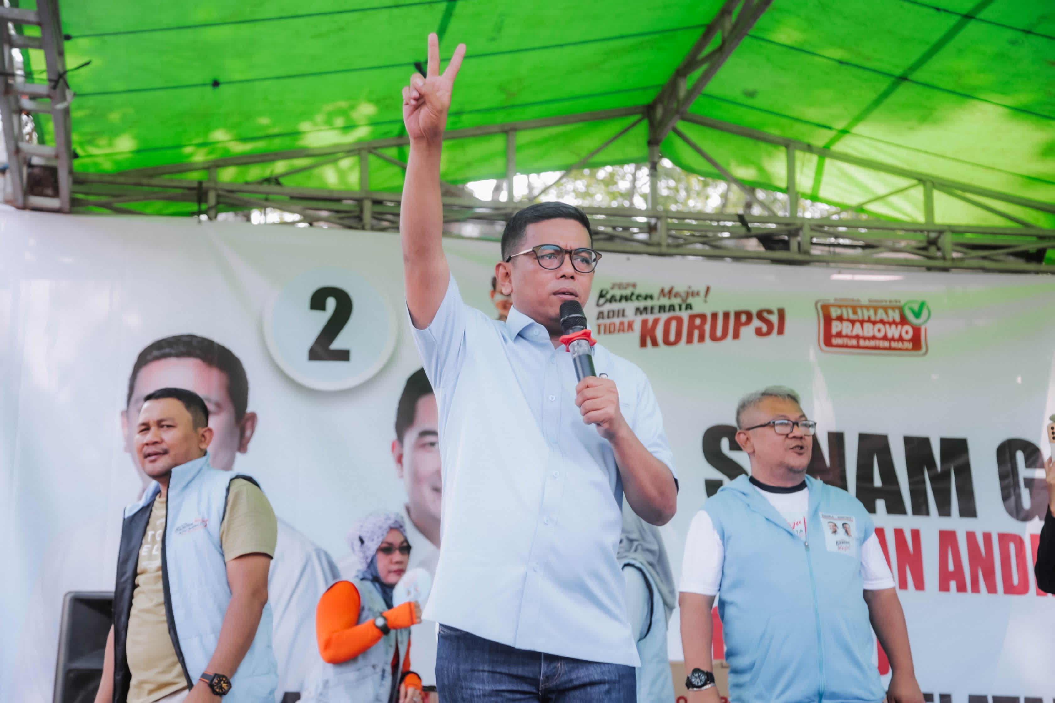 Cagub Andra Soni Janji Bentuk Daerah Otonomi Baru di  Banten
