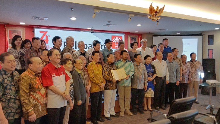 Perhimpunan Indonesia Tionghoa (INTI) bekerja sama dengan Kedutaan Republik Rakyat Tiongkok (RRT) memberikan beasiswa kepada sejumlah pelajar Indonesia untuk melanjutkan kuliahnya di Tiongkok, Republik Rakyat Tiongkok (RRT). Foto: MP/Asropih
