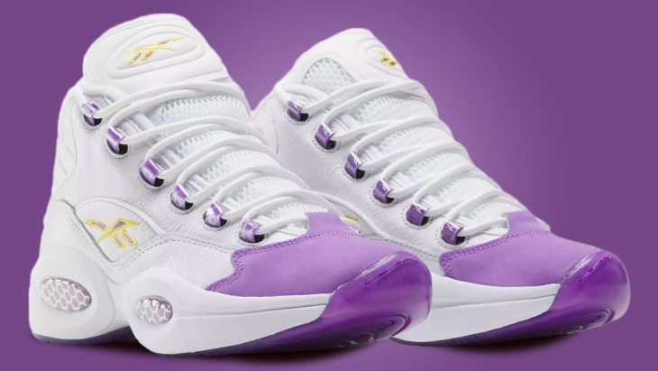 Terinspirasi LA Lakers, Reebok Luncurkan Reebok Question Mid Grape