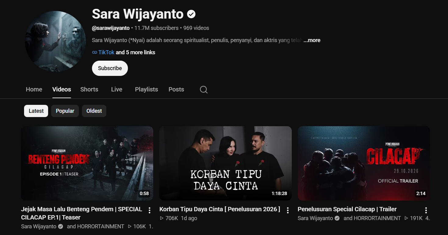 Sara Wijayanto datangi berbagai tempat angker dan bawa kisahnya