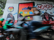 Mural Bertemakan Pemilu 2019 Hiasi Sudut Kota