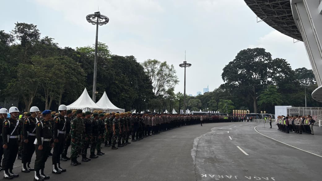 Laga Indonesia vs Bulgaria di GBK Dijaga 1.700 Personel, Ada Rekayasa Lalu Lintas