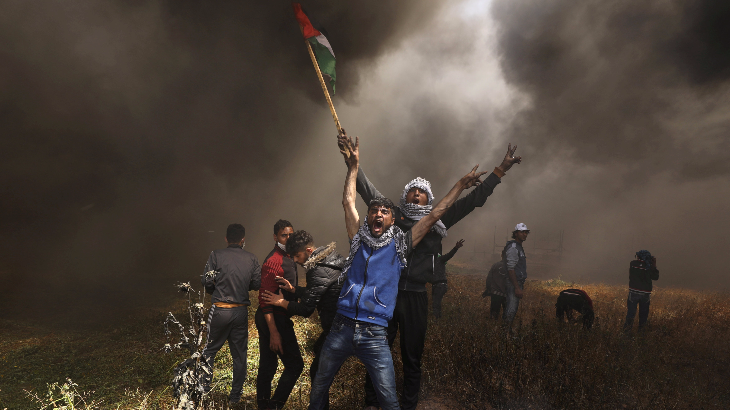Para demonstran Palestina 