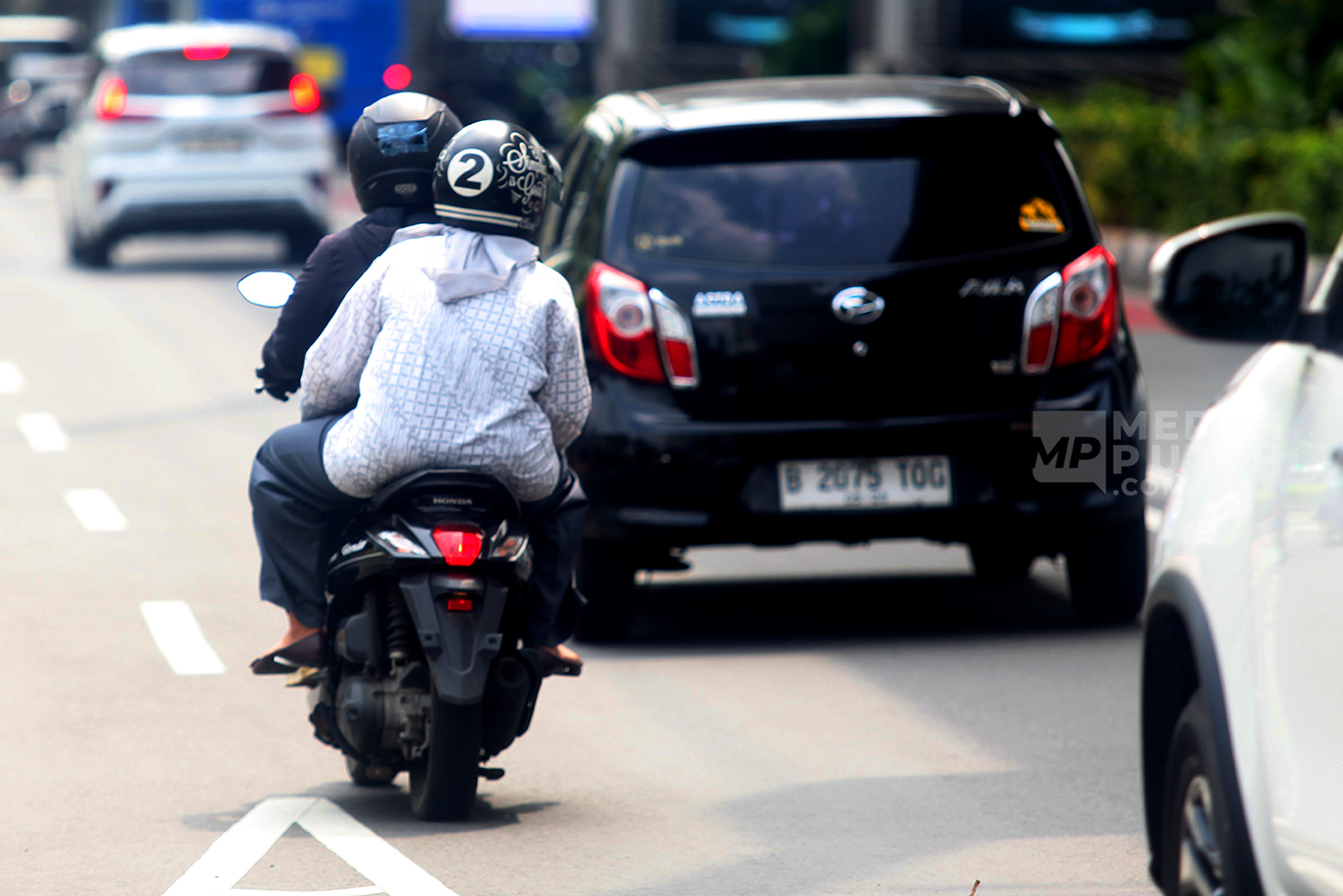 Polda Metro Jaya akan Tindak Kendaraan Bermotor Tanpa Pelat Nomor Belakang