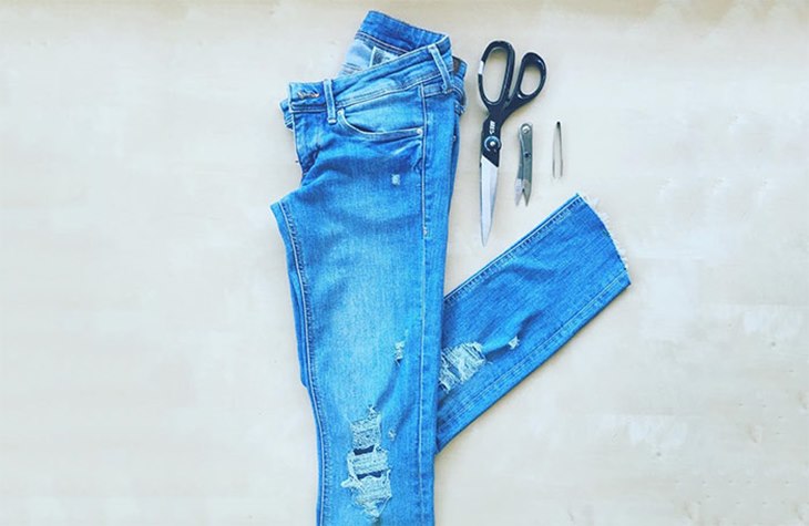 ripped jeans