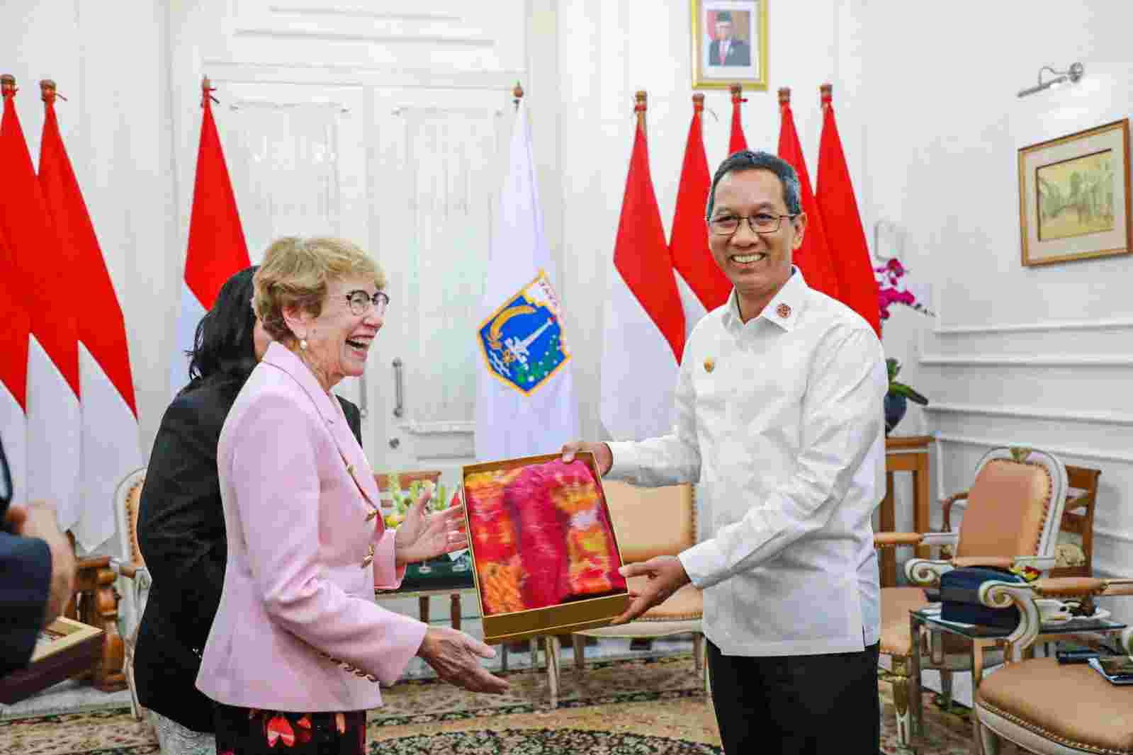 Heru Budi Bahas Teknologi Digital saat Bertemu Gubernur New South Wales