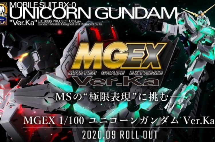 Bandai Rilis Master Grade Extreme Unicorn Gundam di Ulang Tahun ke-40 GunPla