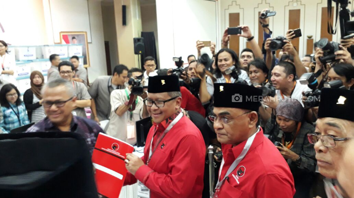 PDIP Resmi Daftar sebagai Calon Peserta Pemilu 2019
