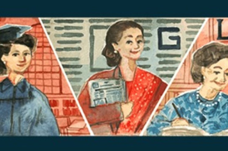 Google Doodle Tampilkan Sosok Siti Latifah Herawati Diah